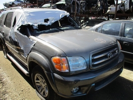 2003 TOYOTA SEQUOIA LIMITED GRAY 4.7L AT 4WD Z16222